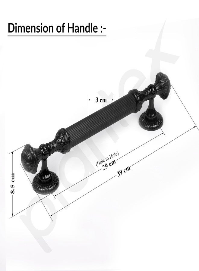 Plantex Heavy Duty Main Door Handle/Door Handle for Main Door/15-Inches Main Door Handle/Pull Handle - Pack of 1 (320-Black Finish) - 3 Years Warranty - Image 3